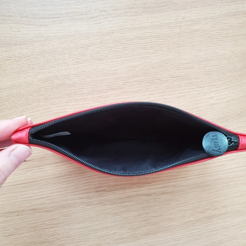 NEW Ipsy Red Mask Makeup Case
